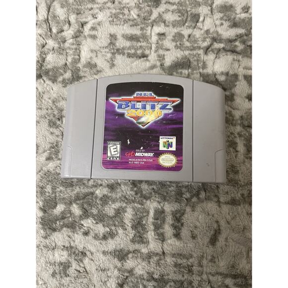 NFL Blitz 2000 (Nintendo 64, 2000) N64 Cart Only Authentic TESTED - Picture 1 of 4